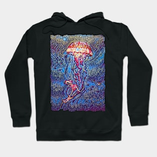 Jellyfish Mosaic Art Design Hoodie